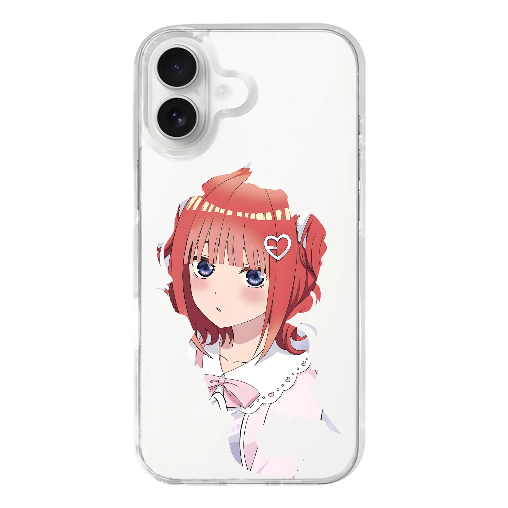 五等分の花嫁 グッズ 中野 二乃 - iPhone 17シリーズ 透明スマホケース – 薄型・耐衝撃・精密フィット保護カバー